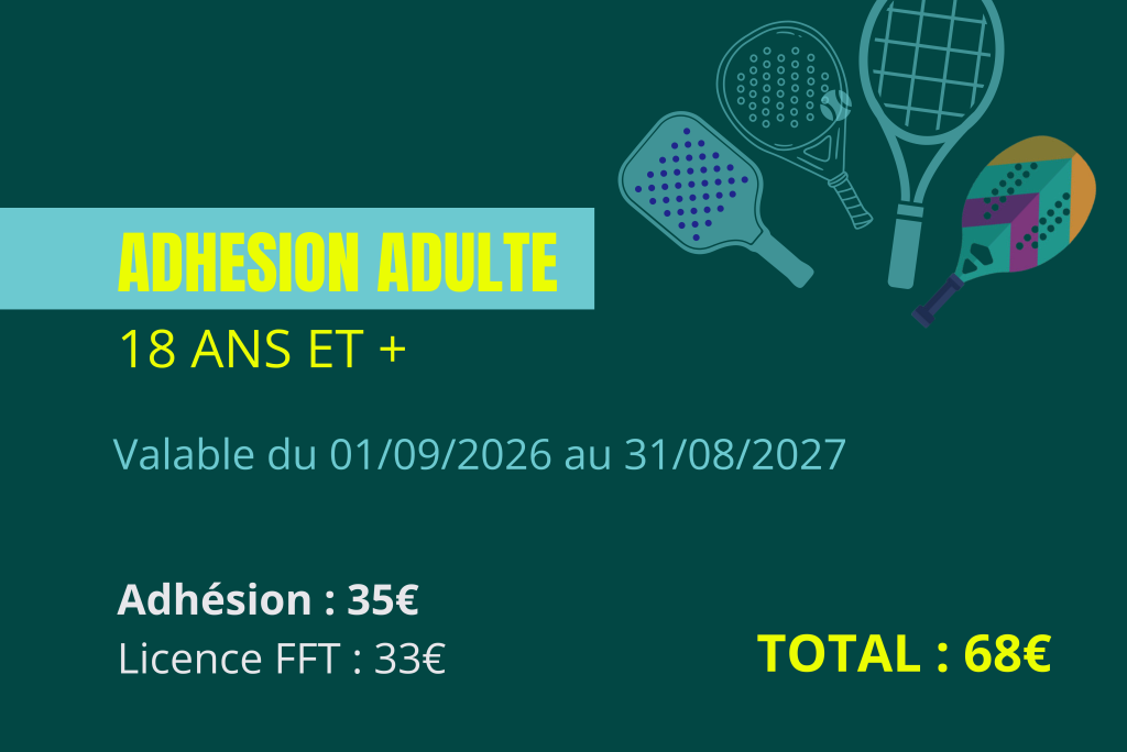ADHESION ADULTE 2027