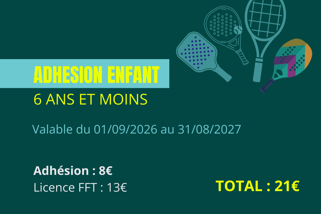 ADHESION ENFANT 2027